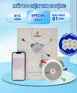 Máy đo điện tim di động 8/12 kênh